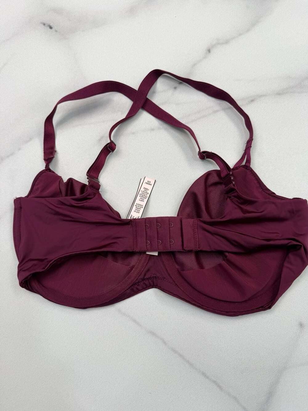 Victoria's Secret Unlined Push-Up Bra in Berry Purple, Size 34DDD - Picture 2 of 3